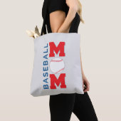 Tote Bag Maman du baseball Fourre-tout (De près)