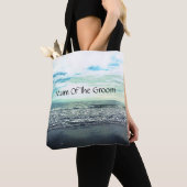 Tote Bag Maman Du Groom Beach Abstrait Mariage Cadeau (De près)