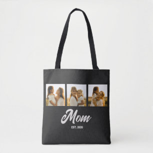 Tote Bag Maman Etabli Script Black 3 Photo