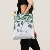 Tote Bag Maman Eucalyptus Folithe Moderne Aquarelle (De près)