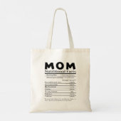 Tote Bag Maman Faits nutritionnels (Dos)