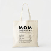 Tote Bag Maman Faits nutritionnels (Devant)
