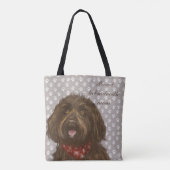 Tote Bag Maman fière <3 de Labradoodle de Darcey (Dos)