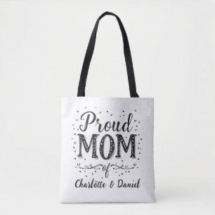 Tote Bag Maman fière de Cadeau Personnalisé Pour Maman