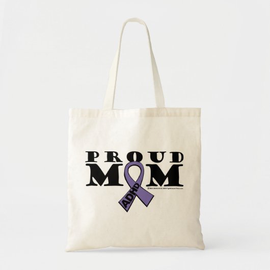 Tote Bag Maman fière de TDAH (Devant)