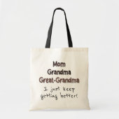 Tote Bag Maman-grand-mère-grand-grand-mère (Devant)