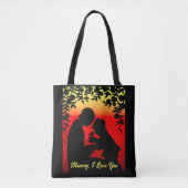 Tote Bag Maman je t'aime Fourre-tout (Devant)