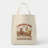 Tote Bag Maman Labrador Mon Patron a des Pattes (Dos)