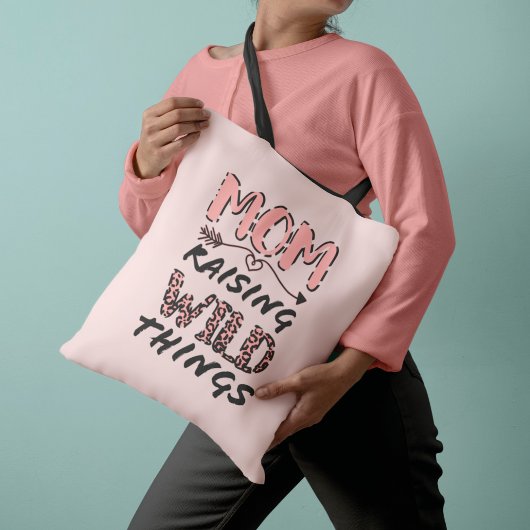 Tote Bag Maman lever des choses sauvages Citer Empreinte de
