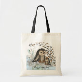 Tote Bag Maman manchot heureuse & bébé (Devant)