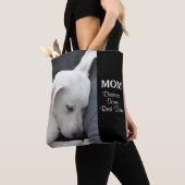 Tote Bag Maman Mérite Un Peu De Repos Mignonne Chien Chien  (De près)