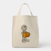 Tote Bag Maman mignonne avec Jack-o-Lantern (Dos)