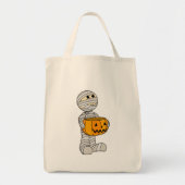 Tote Bag Maman mignonne avec Jack-o-Lantern (Devant)