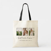 Tote Bag Maman mignonne script moderne multi photo cadeau (Dos)