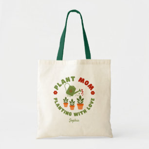 Tote Bag Maman plante Planter Avec Amour Personnalisé