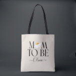 Tote Bag Maman pour être marguerite baby shower floral nouv<br><div class="desc">Maman pour être marguerite baby shower floral nouveau cadeau ou faire-part bébé.</div>