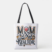 Tote Bag Maman Realtor Agent Immobilier Cadeau (Dos)