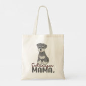 Tote Bag Maman Schnauzer (Dos)