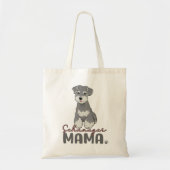 Tote Bag Maman Schnauzer (Devant)