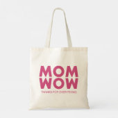 Tote Bag Maman, Wow ! (Dos)