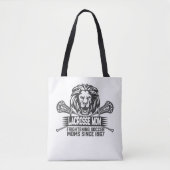 Tote Bag Mamans de lacrosse effrayant des mamans du (Devant)