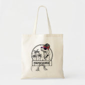 Tote Bag Mamasaurus Mom T rex Dino Funny Nom personnalisé (Devant)