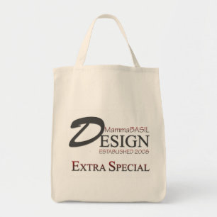Tote Bag MammaBASIL Design Grocery Sac!