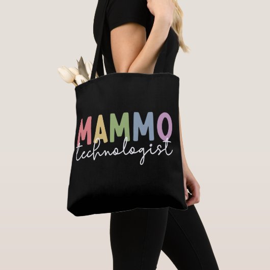 Tote Bag Mammo Technologue Mammographie Technologie Radiolo (De près)