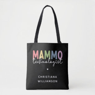 Tote Bag Mammo Technologue Personnalisé Mammographie Cadeau
