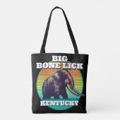 Tote Bag Mammoth et Big Bone Lick Kentucky (Dos)