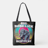 Tote Bag Mammoth et Big Bone Lick Kentucky (Dos)