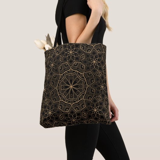 Tote Bag Mandala 3 de luxe (De près)