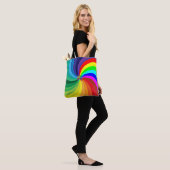 Tote Bag Mandala-46556 couleur arc-en-ciel (Sur le modèle)