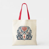 Tote Bag Mandala Amour des Éléphants (Dos)