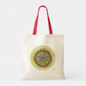 Tote Bag Mandala Áurea (Dos)