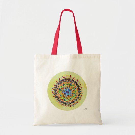 Tote Bag Mandala Áurea (Devant)
