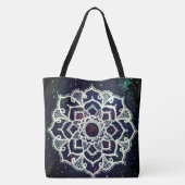 Tote Bag Mandala blanc (Dos)