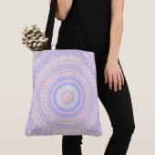 Tote Bag Mandala coloré (De près)