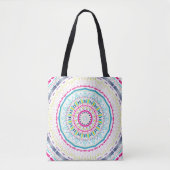 Tote Bag mandala coloré (Devant)