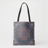 Tote Bag Mandala Creation, tous les points pour un 6 (Devant)