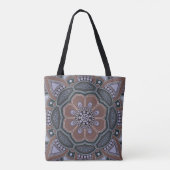 Tote Bag Mandala Creation, tous les points pour un 6 (Dos)