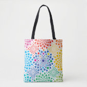 Tote Bag Mandala de cercles 3 (Devant)