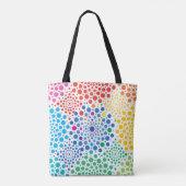 Tote Bag Mandala de cercles 3 (Dos)