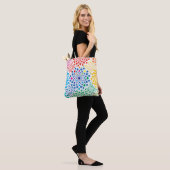 Tote Bag Mandala de cercles 3 (Sur le modèle)