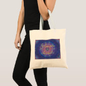 Tote Bag Mandala de coeur (Devant (produit))
