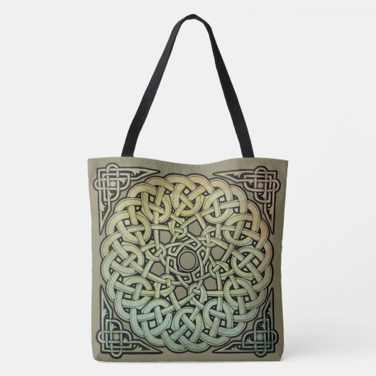 Tote Bag Mandala de Knotwork de Celtic (Dos)