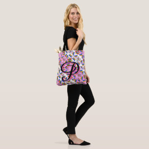 Tote Bag Mandala de la fierté à monogramme arc-en-ciel - Gé