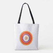 Tote Bag Mandala d'euphorie rythmique (Dos)