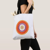 Tote Bag Mandala d'euphorie rythmique (De près)