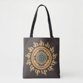 Tote Bag Mandala du Soleil (Devant)